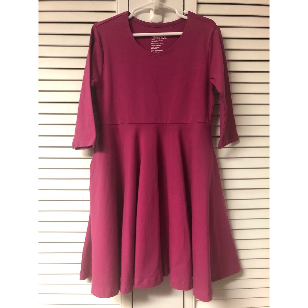 Mightly size 6-7 organic twirl dress